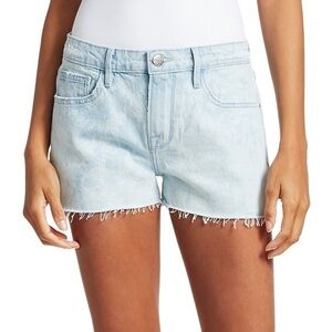 FRAME Le Grand Garçon Shorts in Cloud NWT